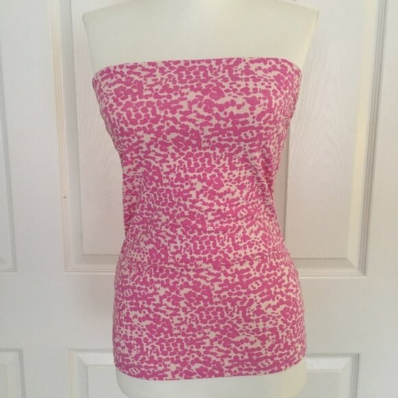 Tops - Pink Cheetah Strapless Tube Top